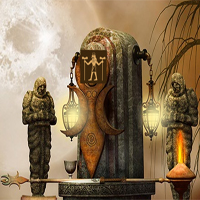 Free online html5 games - 365Escape Scary Temple Escape game 