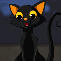 Free online html5 games - G2J Help the Halloween Cat Rescue from Cage game 