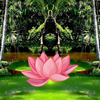 Free online html5 games - Flower Victoria Rain Forest Escape HTML5 game 