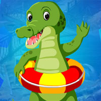 Free online html5 games - G4K Handsome Crocodile Escape  game 
