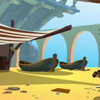 Free online html5 games - Golden Conch Rescue TheEscapeGames game 