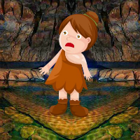 Free online html5 games - Little Cave Girl Escape HTML5 game - WowEscape 