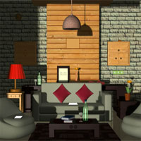 Free online html5 games - Stone House Treasure Escape game 