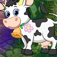 Free online html5 games - Pregnant Cow Rescue game 