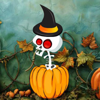 Free online html5 games - BEG Halloween Lovely Garden Escape game 