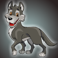 Free online html5 games - G2J Cheerful Wolf Escape game 