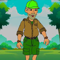 Free online html5 games - G2J Old Forest Officer Escape game 