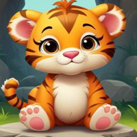 Free online html5 games - Baby Tiger Rescue Game game 
