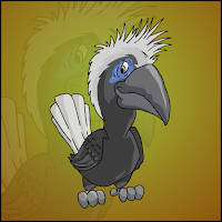 Free online html5 games - G2J White Crowned Hornbill Escape game 