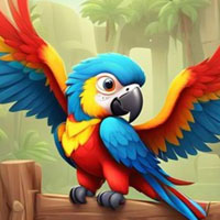 Free online html5 games - Beautiful Macaw Rescue game 