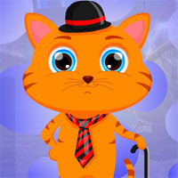 Free online html5 games - G4K Gentleman Cat Escape game 