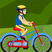 Free online html5 games - Trekking Boy Bicycle Escape Games2Jolly game 
