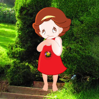 Free online html5 games - Little Girl Garden Rescue game 