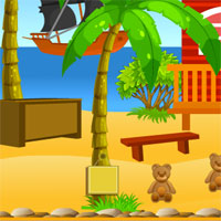 Free online html5 games - Escape Dangerous Beach game 