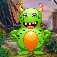 Free online html5 games - Green Creature Escape game 