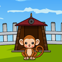 Free online html5 games - G2J Baby Monkey Rescue From Banana House game 