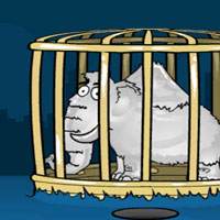 Free online html5 games - G2J The White Tusker Escape game 