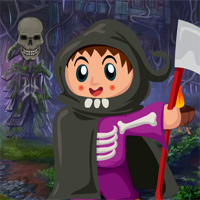 Free online html5 games - Games4King Happy Halloween Rescue game 
