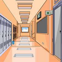 Free online html5 games - REPLAY School Corridor Escape game 