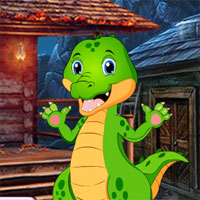 Free online html5 games - Games4King Cute Crocodile Rescue  game 