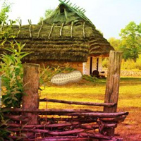 Free online html5 games - Treasure Village Hut Escape game 