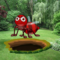 Free online html5 games - G2R Assist Fallen Down Ant game 