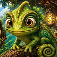 Free online html5 escape games - Mossback Chameleon Escape Game