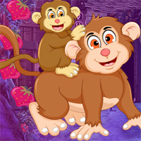 Free online html5 games - Cuddly Monkeys Escape game 