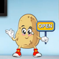 Free online html5 games - 8b Potato Man Escape game 