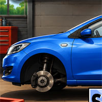 Free online html5 escape games - Find the Car Bottle Jack and Wheel