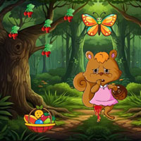 Free online html5 escape games - BIG Save Trapped Injured Squirrelv