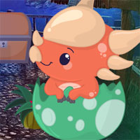 Free online html5 games - G4K Baby Triceratops From Egg Escape game 