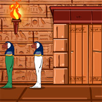 Free online html5 games - GFG Genie Egypt 10 Door Escape game 