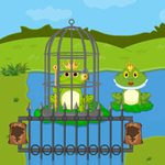 Free online html5 games - King Frog Escape game 