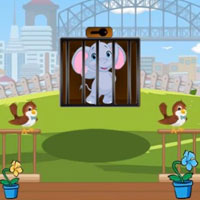 Free online html5 games - G2M Rescue the Elephant game 