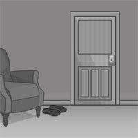 Free online html5 games - MouseCity Black And White Escape Bedroom game 