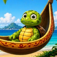 Free online html5 games - Turtle Rescue from Palm Tree game 