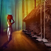 Free online html5 games - Mushroom House Treasure Rescue TheEscapeGames game 
