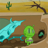 Free online html5 games - Escape From Roswell game 