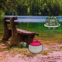 Free online html5 games - Big Lake Forest Escape game 