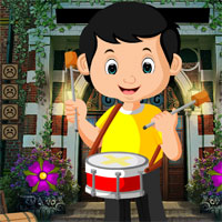 Free online html5 games - G4K Drummer Boy Rescue  game 