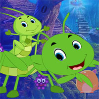 Free online html5 games - G4k Green Ants Rescue game - WowEscape 