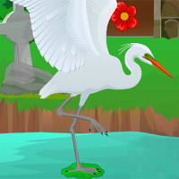 Free online html5 games - Rescue Egret Bird game 