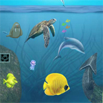 Free online html5 games - Scuba Diver Rescue game 