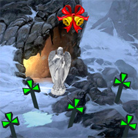 Free online html5 games - Big Medieval Land Christmas Escape game 
