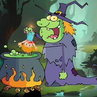 Free online html5 escape games - BIG Free The Witch Trapped Girl
