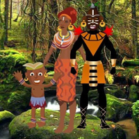 Free online html5 games - Tribes Family Escape HTML5 game 