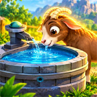 Free online html5 escape games - Give Water to the Thirsty Goat