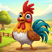 Free online html5 escape games - Farm House Rooster Escape