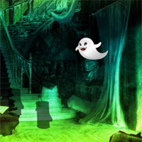 Free online html5 games - Big Fantasy Halloween House Escape game - WowEscape 